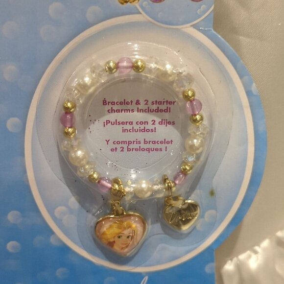 Disney Princess Rapunzel Dress - White and Gold NWT Size 8-10 - Picture 6 of 7